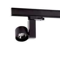 B-Railspot zwart, 7W, 650 lumen, 3000K, 15°, dimbaar