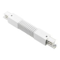 3 fase rails - flexibele connector, wit (RAL9010)