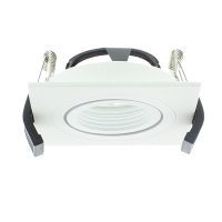 Vierkant inbouw armatuur voor Bonnita lichtbronnen, Wit