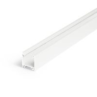 Profiel 20, opbouw, wit, 2 meter