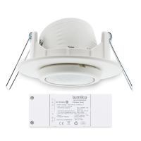 Aanwezigheidsmelder plafond PIR 230V, 2300W, 7M, 40m², 2 Relais-G3