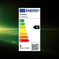 Lumiko Siena COB richtbare LED spot zwart 3,1W, 350mA 2700K