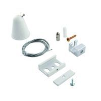 3 fase rails suspension (kit voor draad 1,5 m), wit (RAL9010)