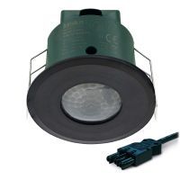 Aanwezigheidssensor plafond PIR, 2000W, 7M, 40m2, Zwart, Wieland