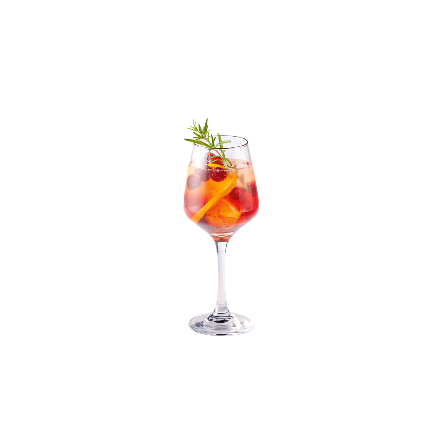 Cranberry-Aperol Spritz champagne