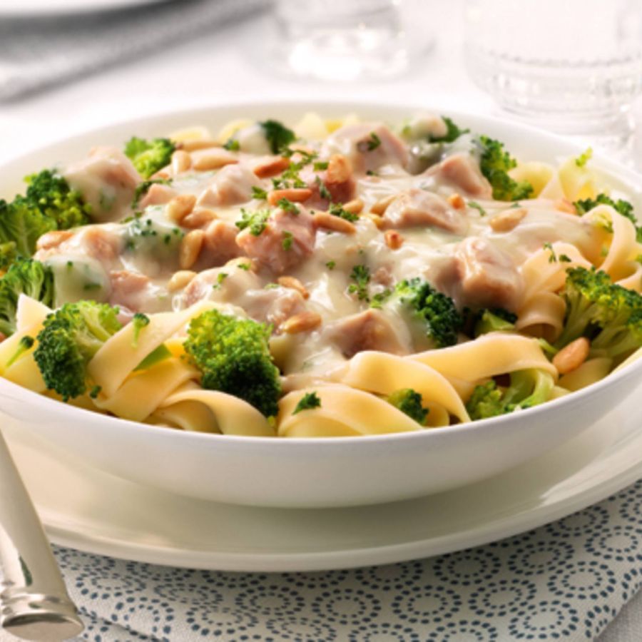 Tagliatelle met champignonragout 