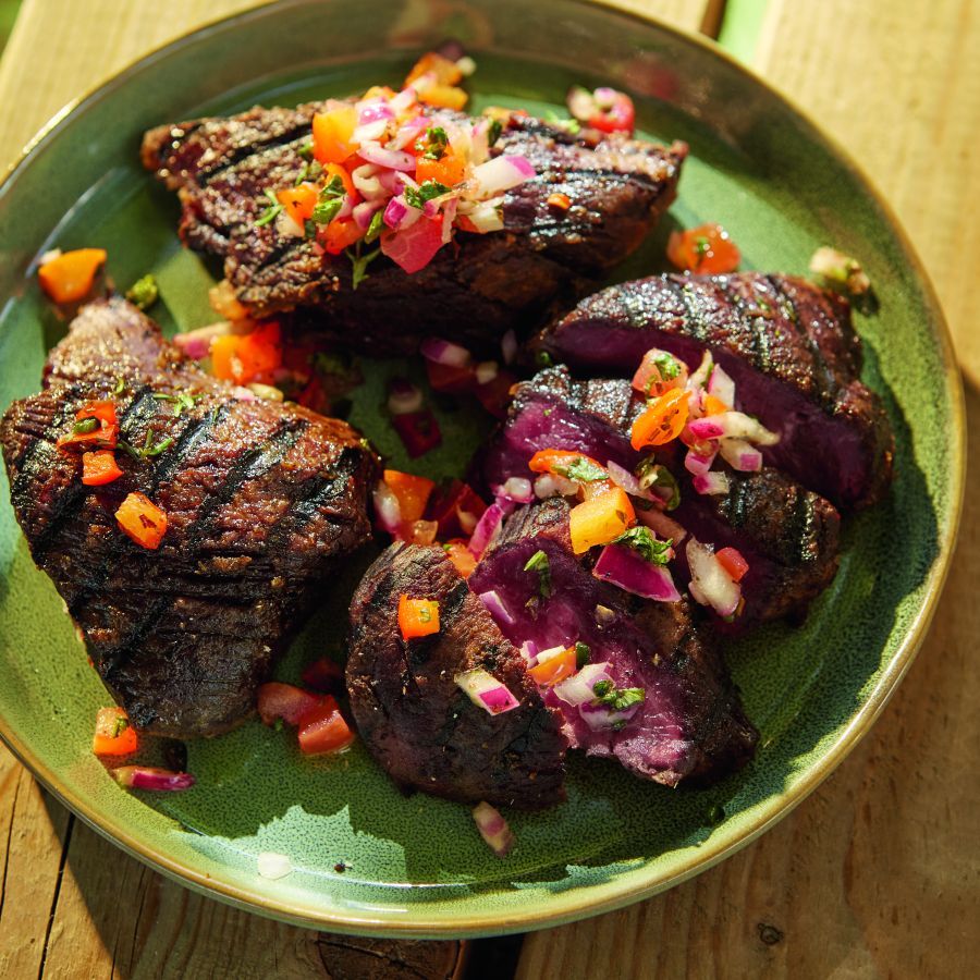 Steak met rub