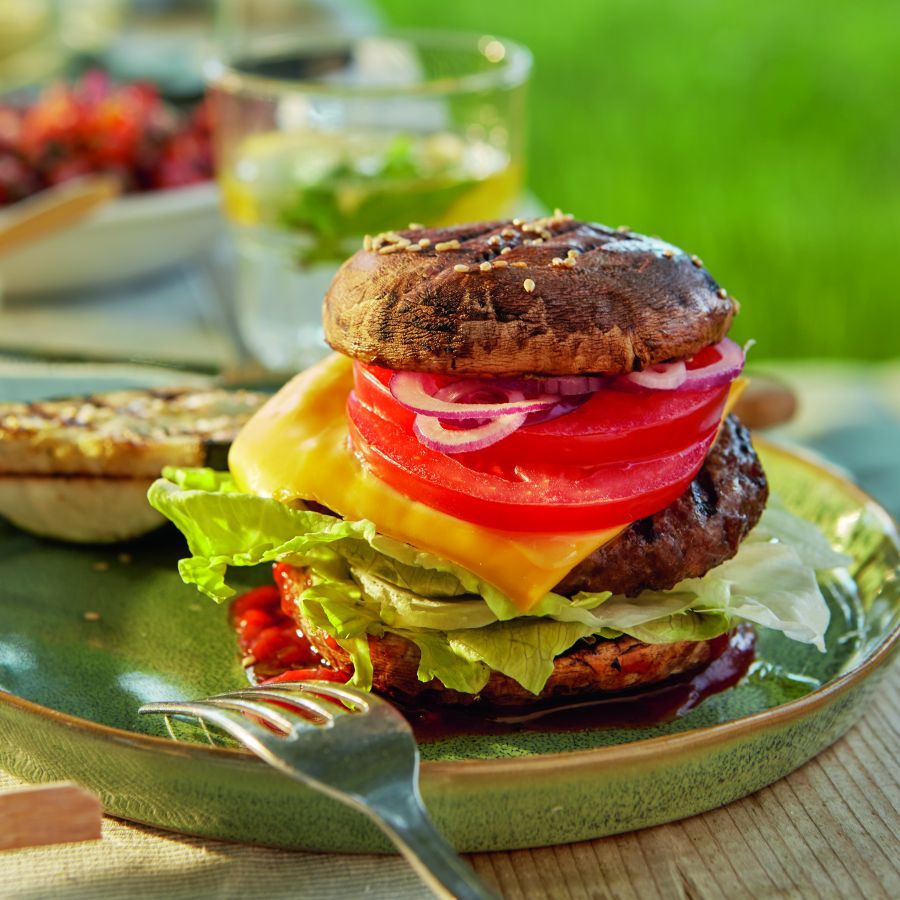 Portobello hamburger