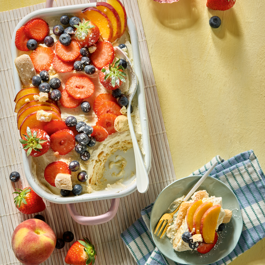 Tiramisu met zomerfruit