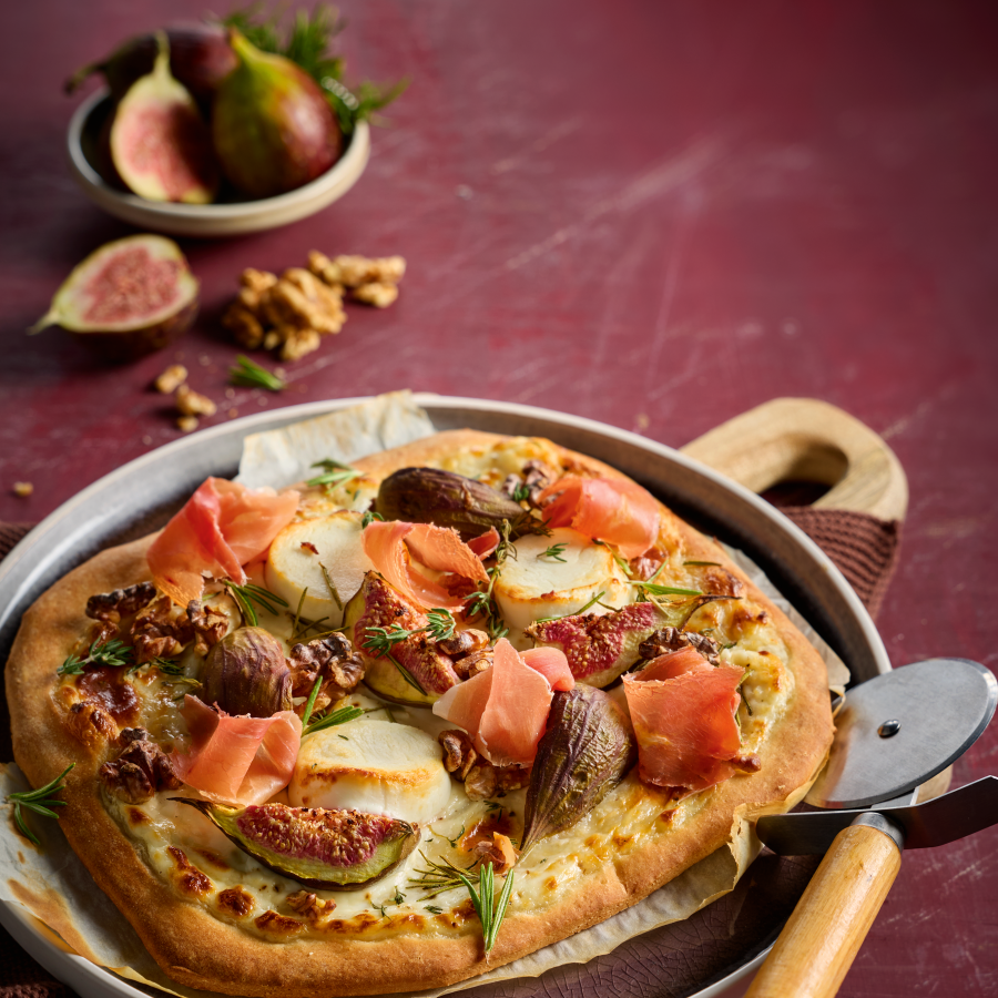 Herfstpizza uit de airfryer
