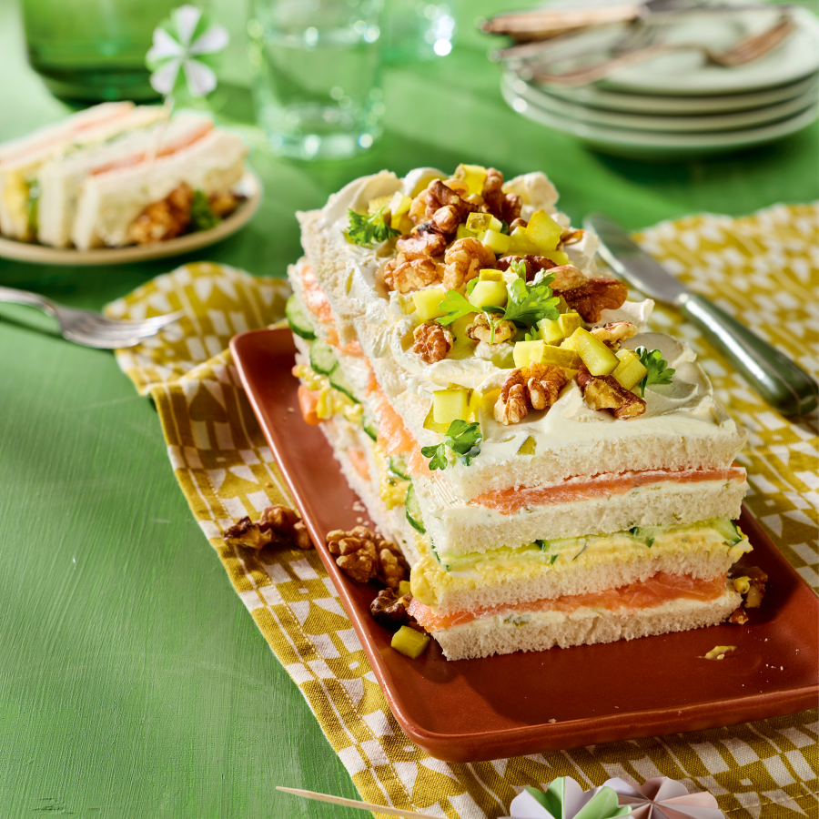 Hartige sandwichtaart