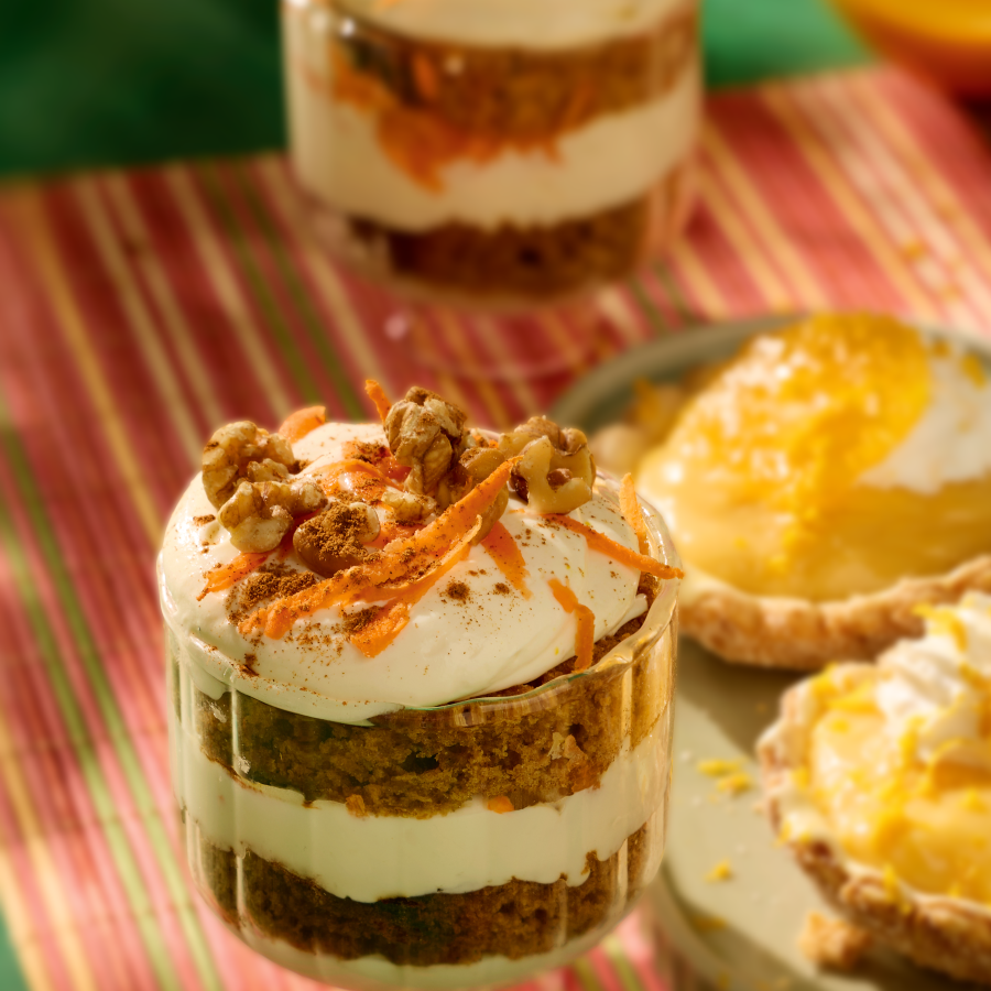 Carrotcake in een glas