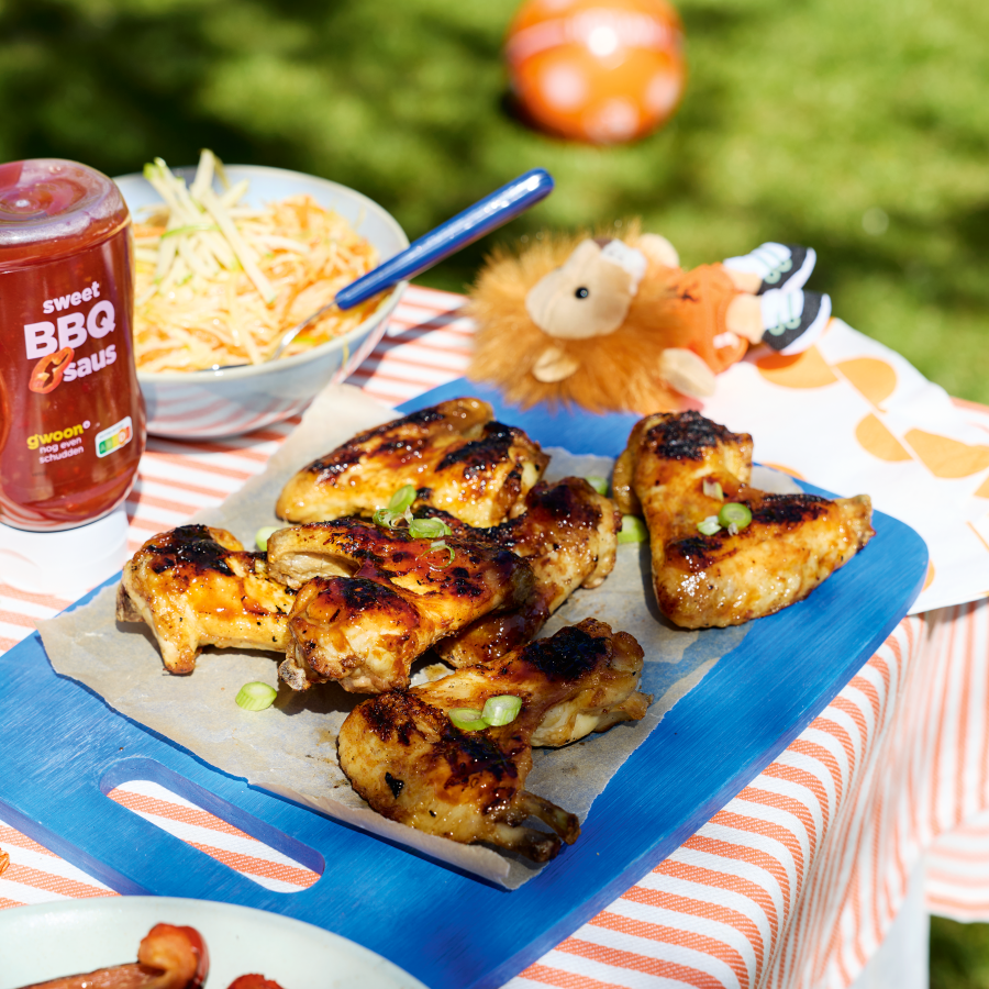 Sticky chicken wings