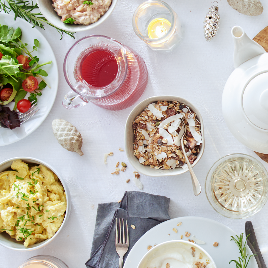 Kaasfondue met groenten en zuur