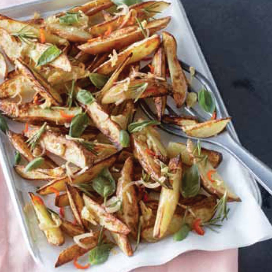 Aardappelpartjes uit de oven