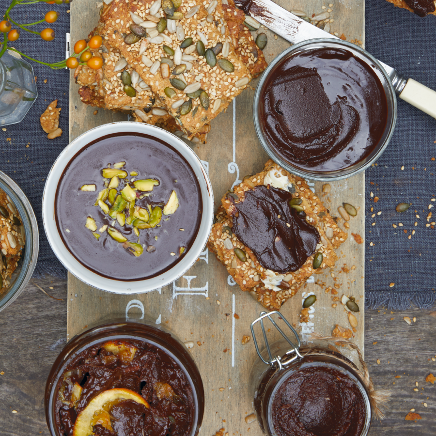Huisgemaakte chocoladespreads