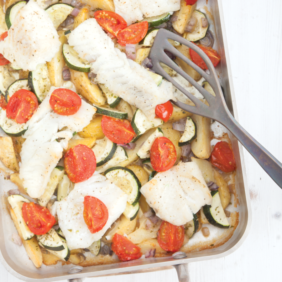 Kabeljauw uit de oven