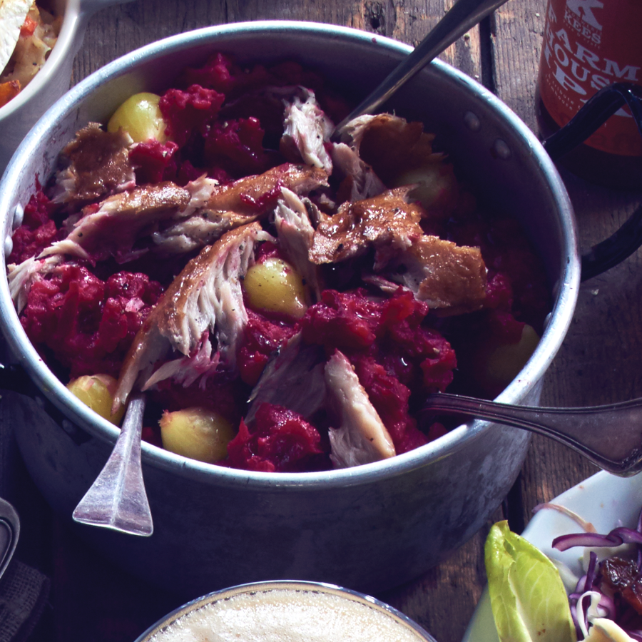 Bietenstamp met makreel