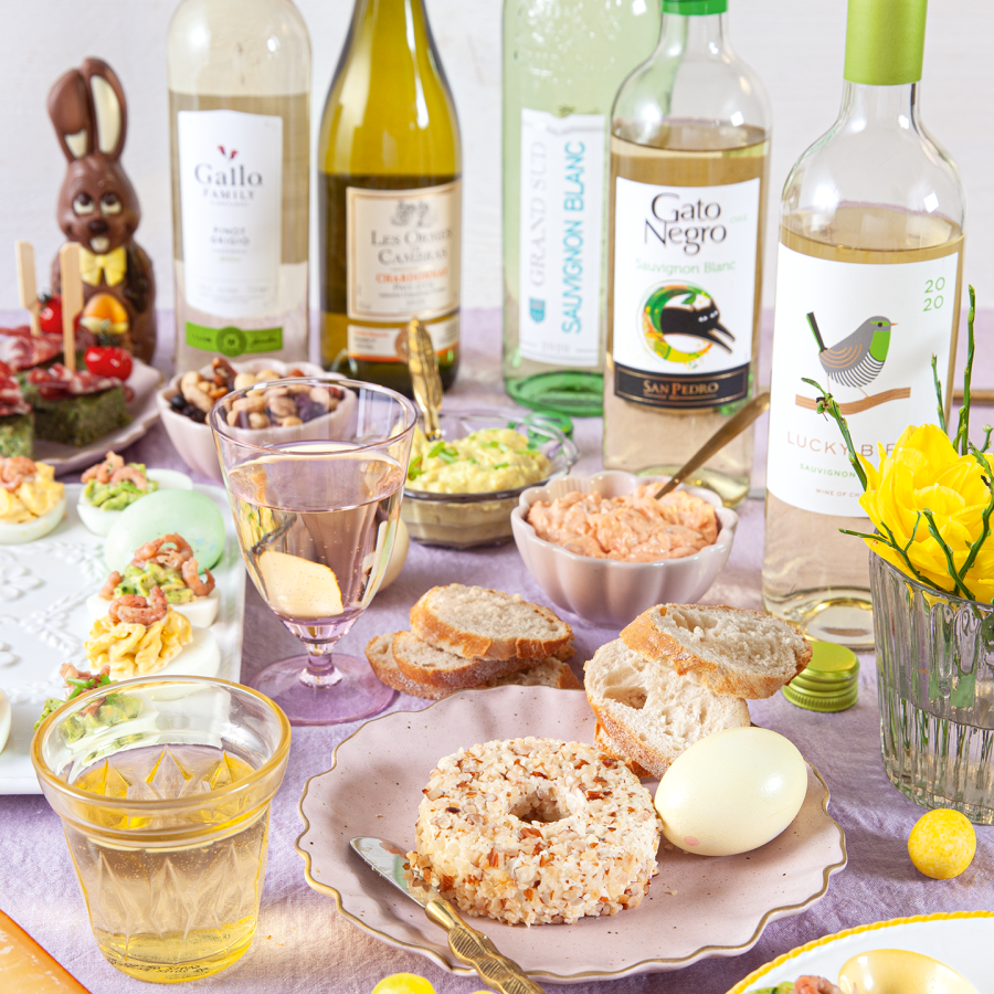 Gevulde eitjes voor de paasborrel