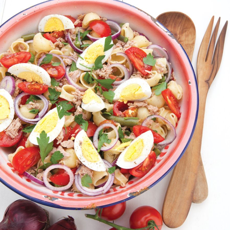 Pastasalade met tonijn