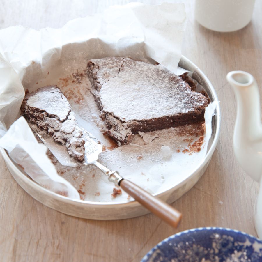 Kladdkaka - Natte chocoladetaart 