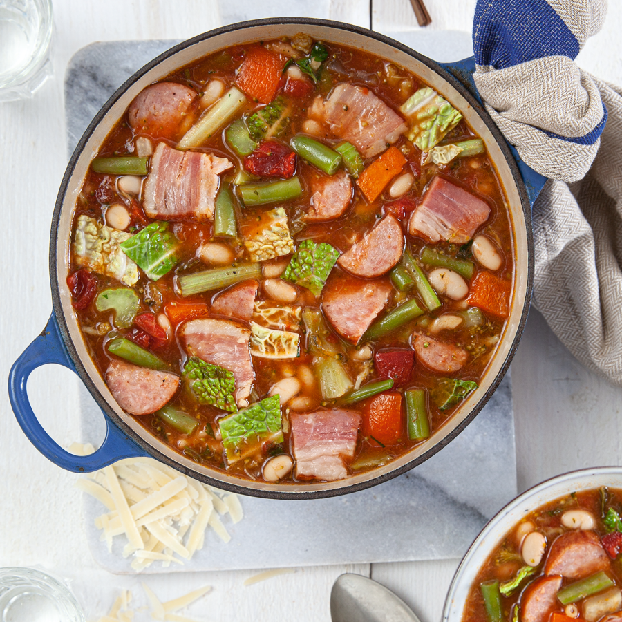 Winter minestronesoep