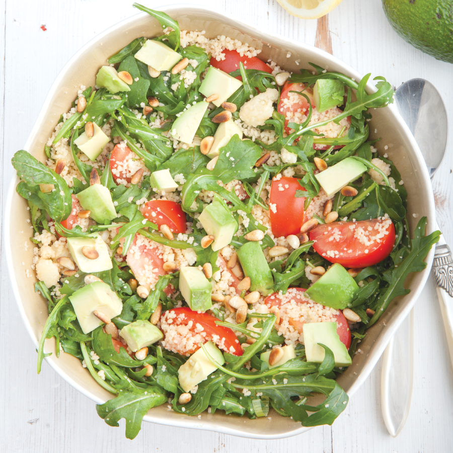 Couscous avocadosalade