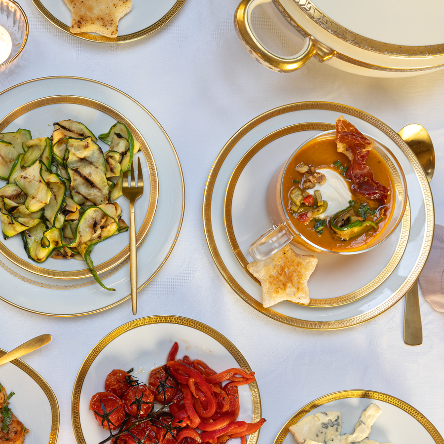 Geroosterde tomaatjes en paprika