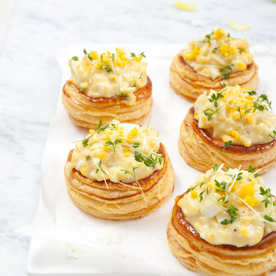 Paas pasteitjes met eiragout