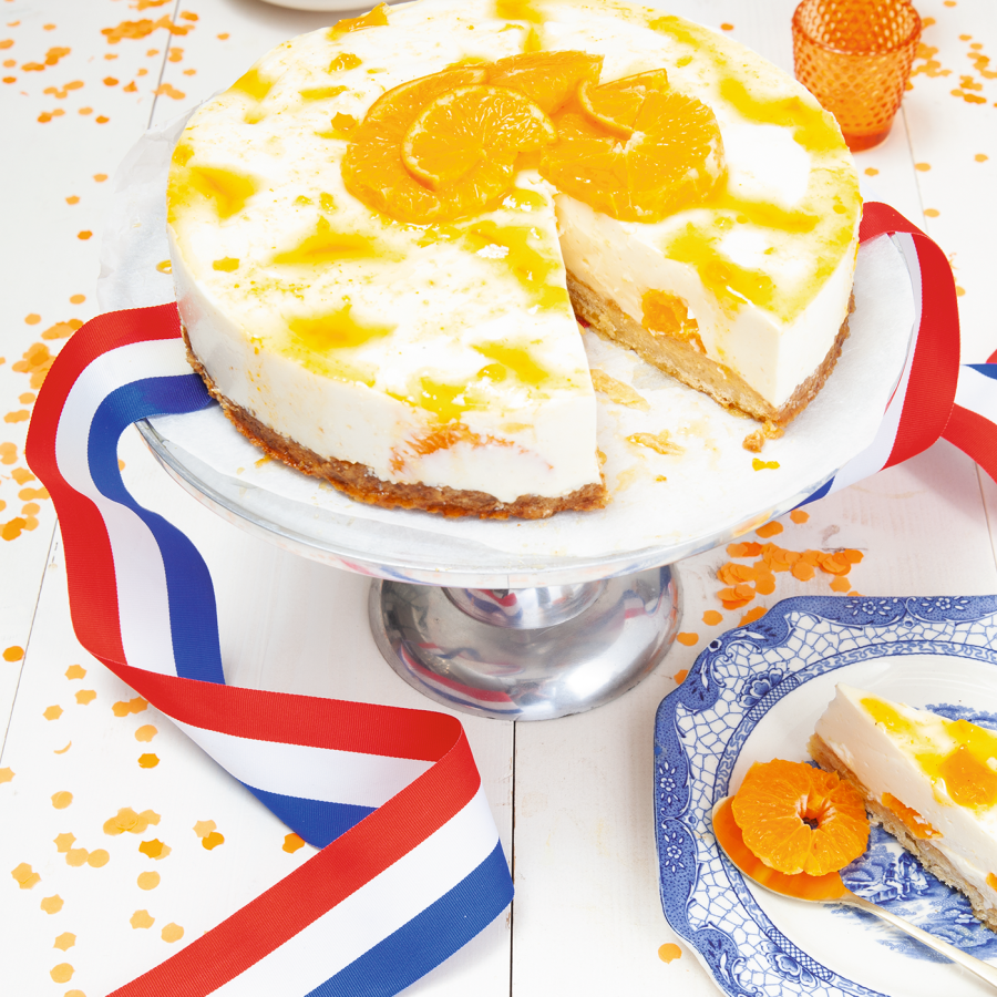 Kwarktaart met sinaasappel