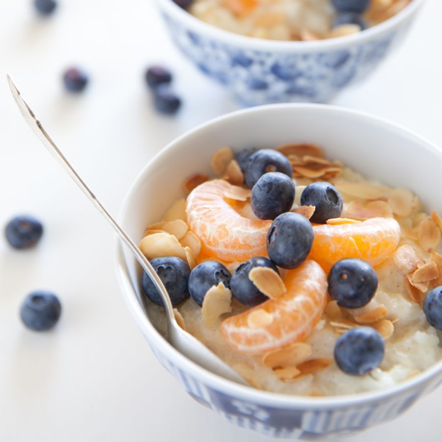 Rijstpudding met amandelen