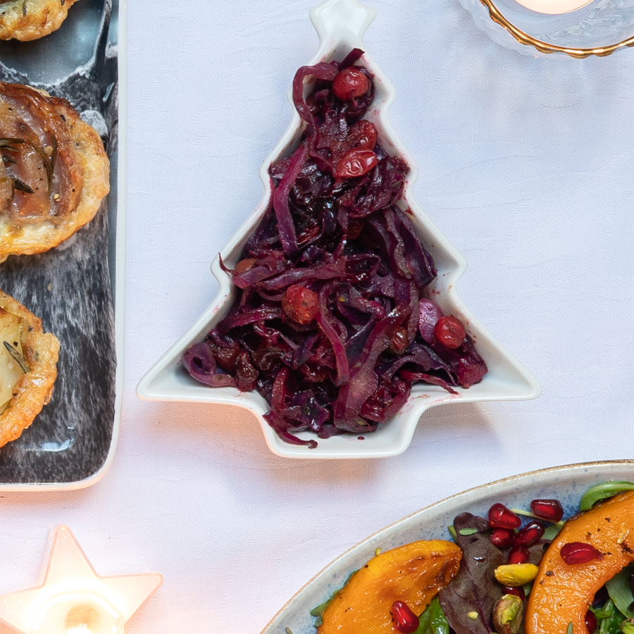 Rode kool met cranberry's