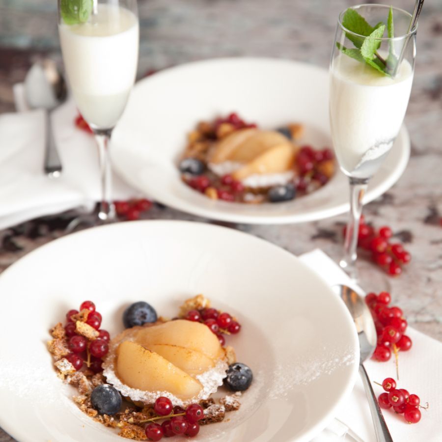 Perentaartjes en scroppino