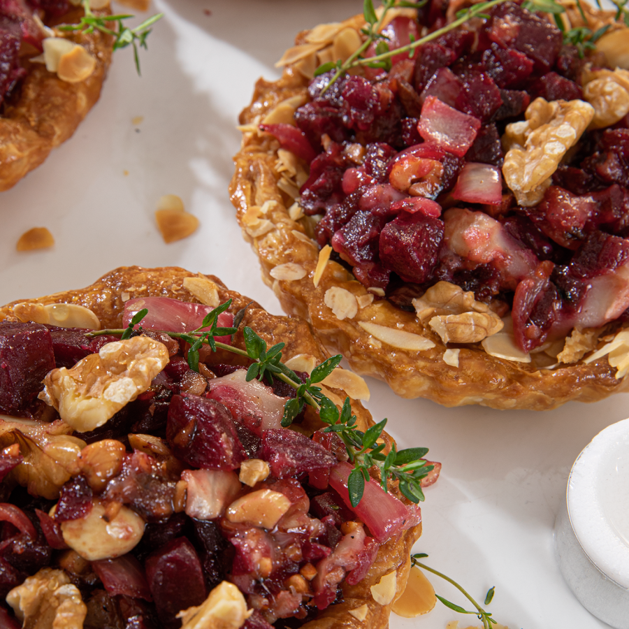 Tartelette van bladerdeeg