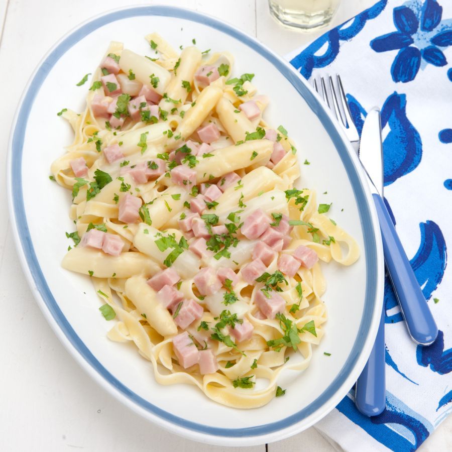 Pasta met asperges