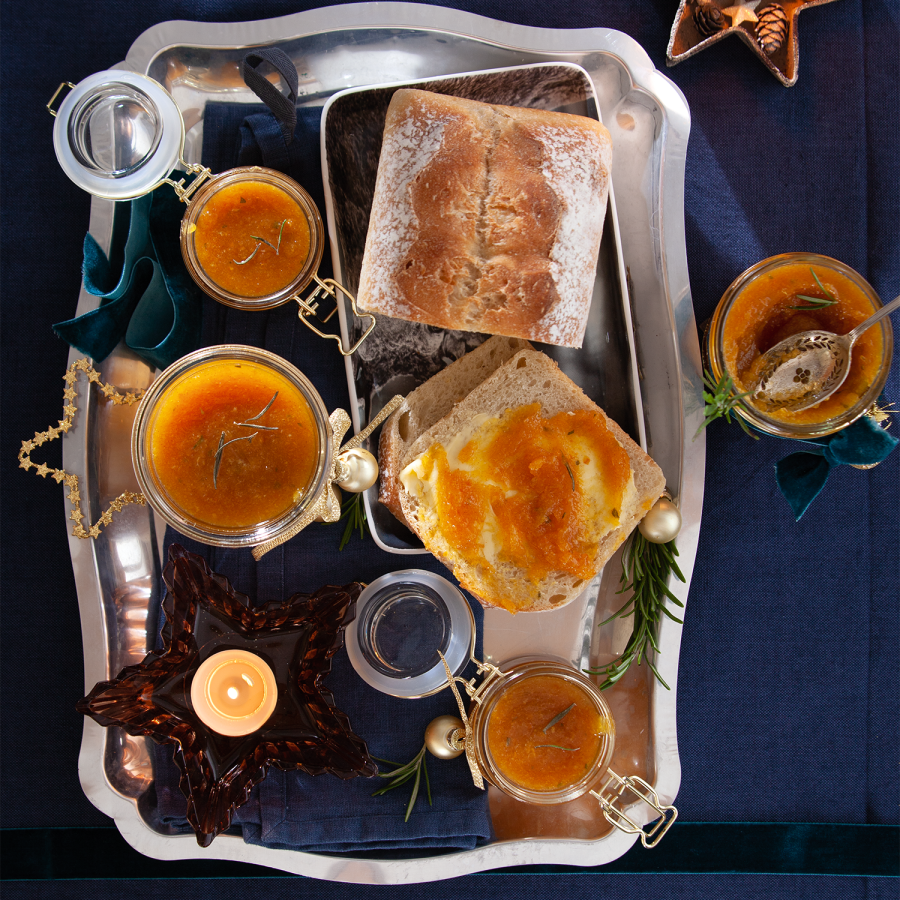 Sinaasappeljam met rozemarijn