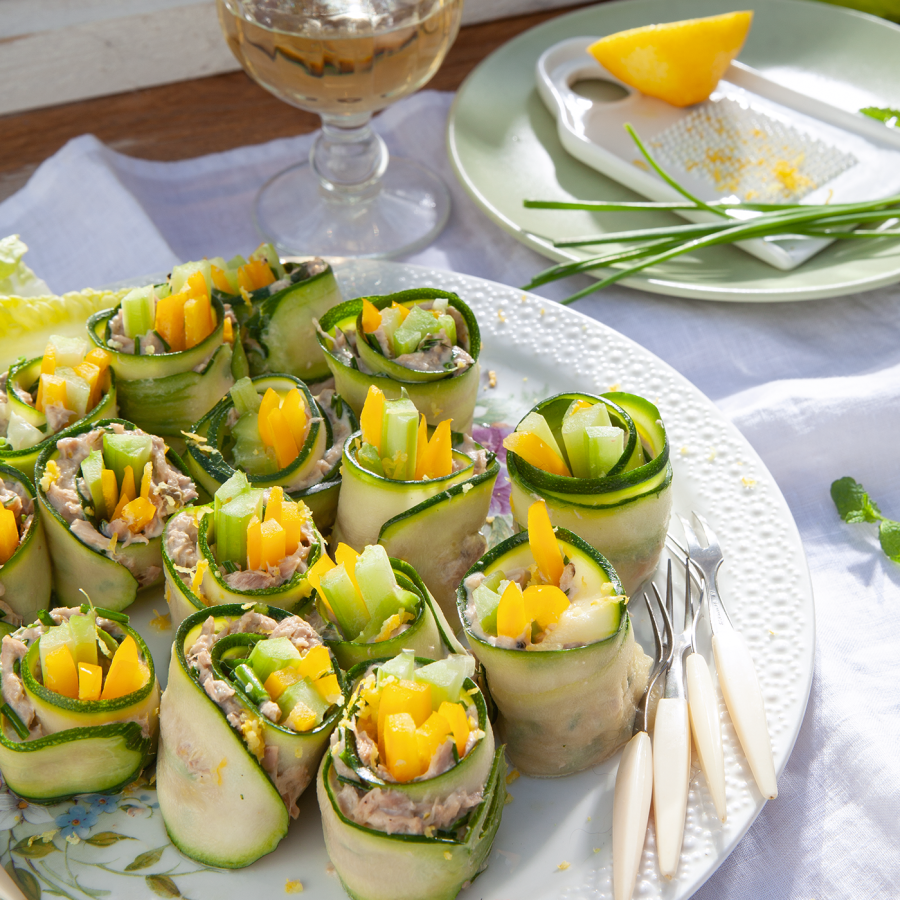 Courgetterolletjes