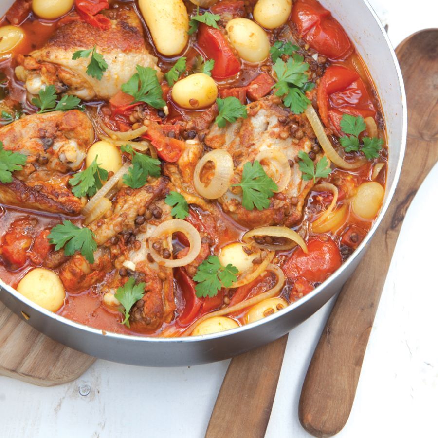 Spaanse stoofschotel met kip