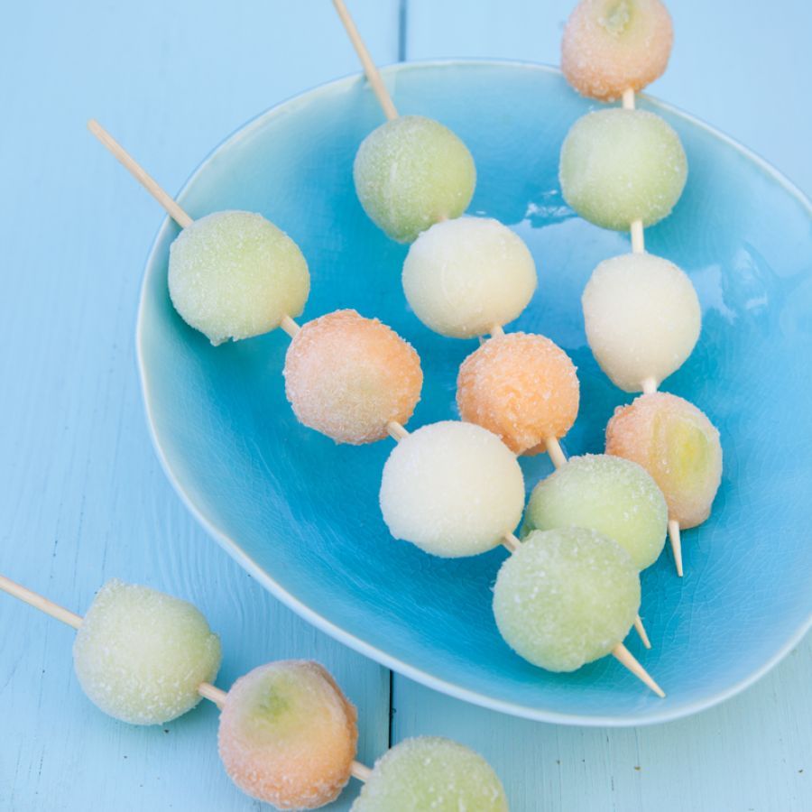 IJsbolletjes van meloen