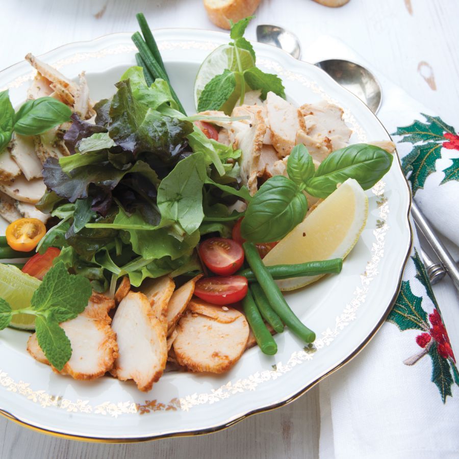 Salade met kip