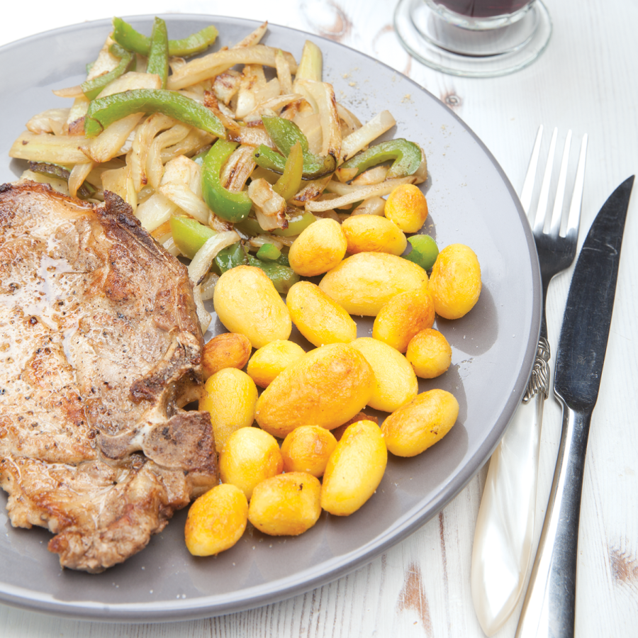 Karbonades met groenten