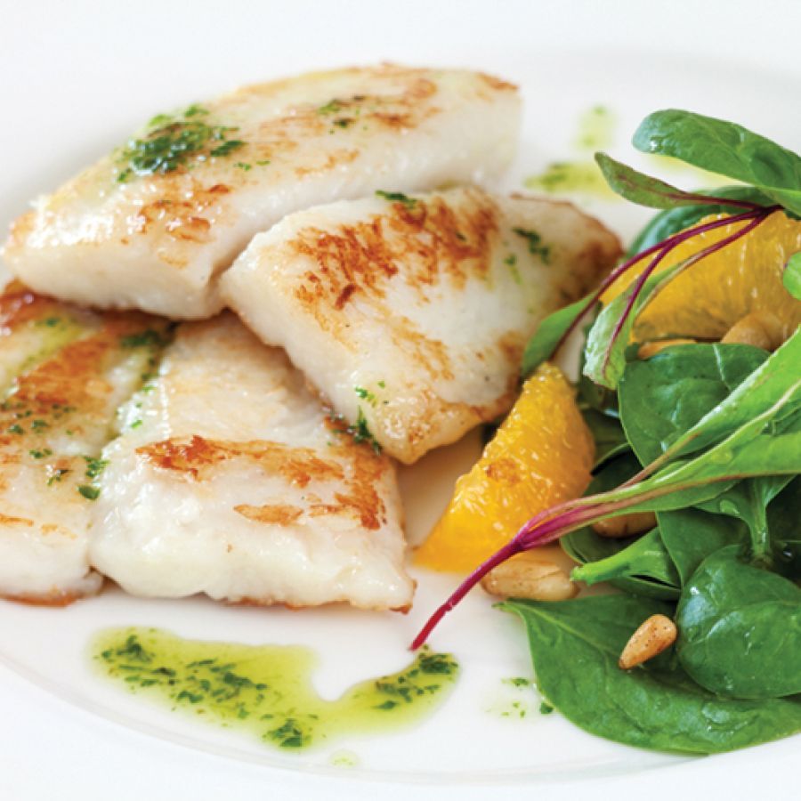 Gebakken witvisfilet