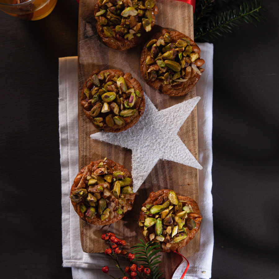 Pistachekoekjes met limoen