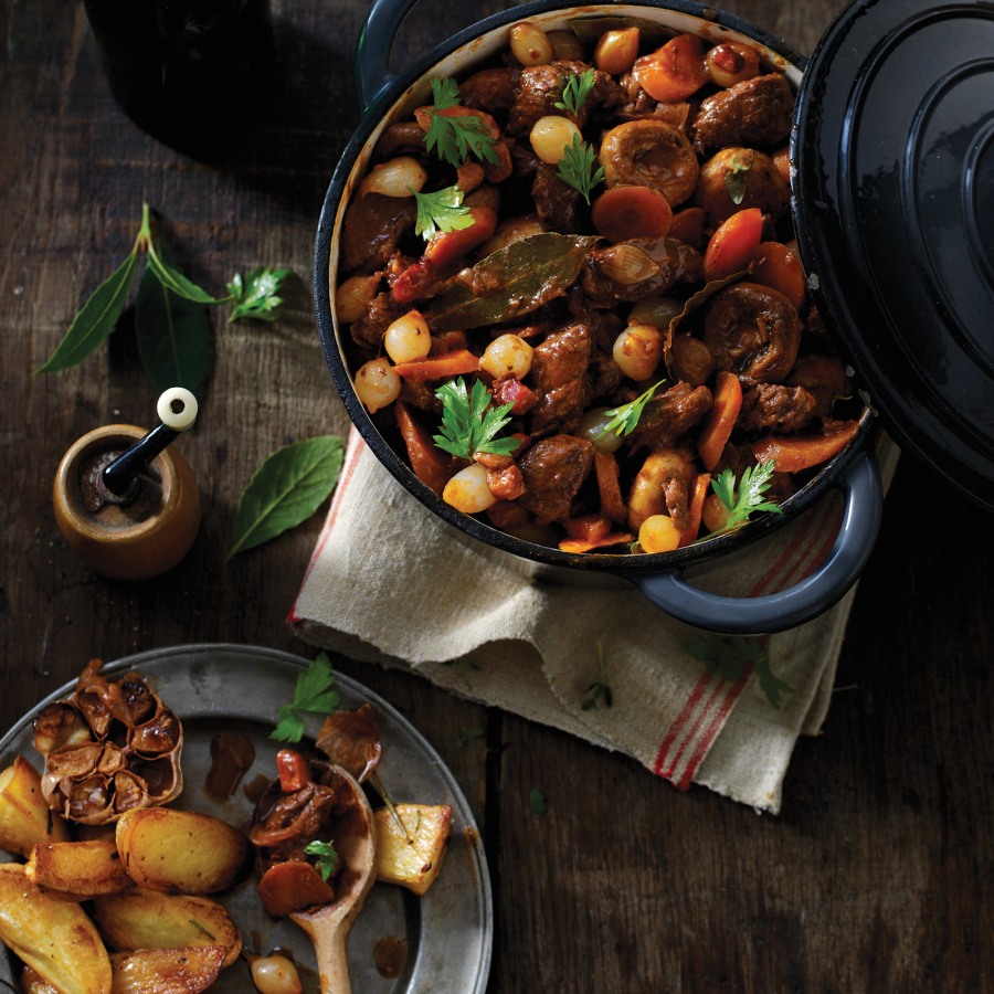 Beef bourguignon