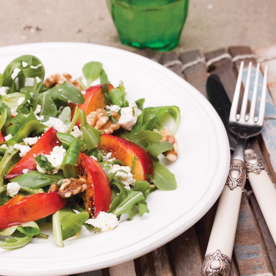 Zomersalade met geitenkaas