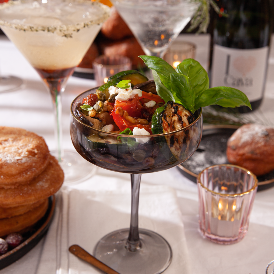 Gegrilde caponata cocktail