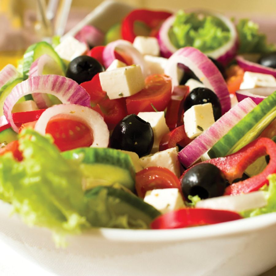 Mediterraanse BBQ salade
