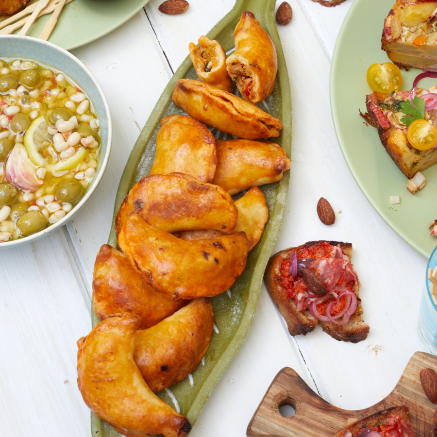 Empanadas met tonijn, ei en paprika