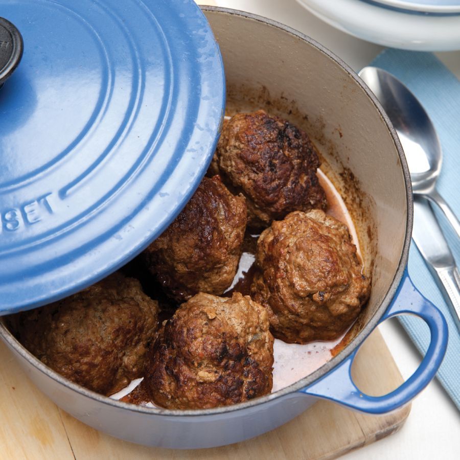 Zelfgemaakte gehaktballen