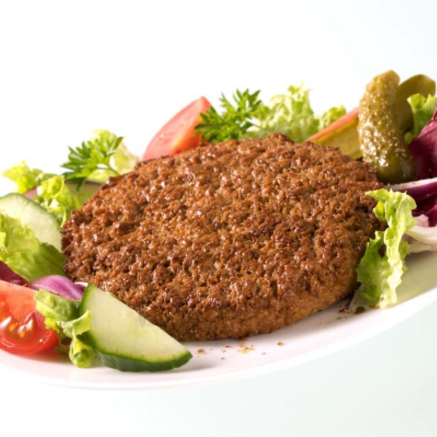 Viveraburger met bietjessalade